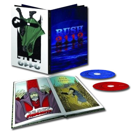 Rush 2112 CD, Blu-Ray & Comic Book Super Deluxe Edition Box Set