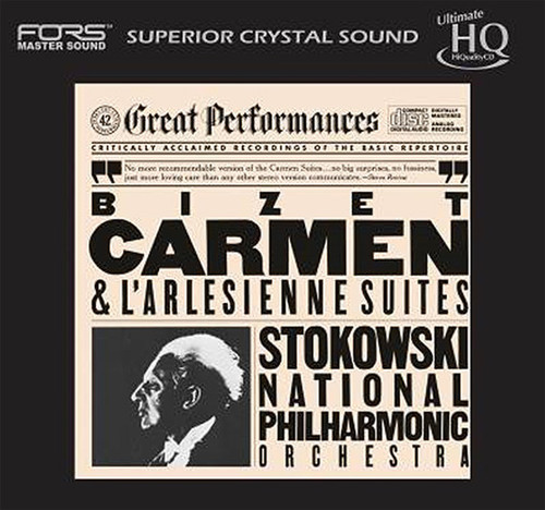 Stokowski Bizet: Carmen & L'Arlesienne Suites Numbered Limited Edition Japanese Import UHQCD 1