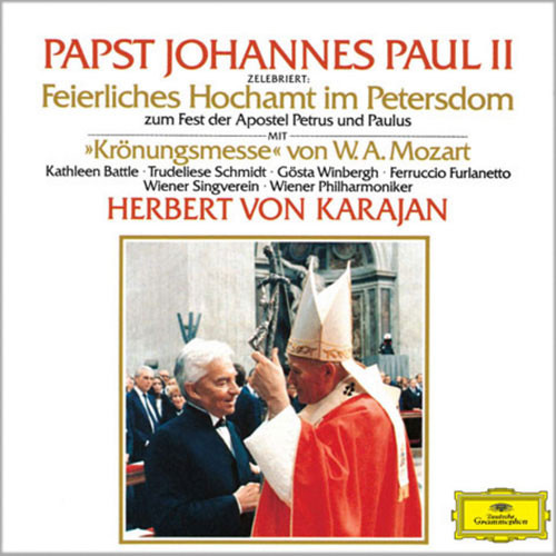 Herbert von Karajan Mozart Kronungsmesse (Coronation Mass) (Papst Johannes Paul II) Japanese Import UHQCD 1
