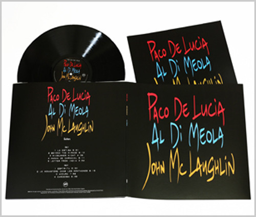 Paco de Lucia, Al Di Meola & John McLaughlin The Guitar Trio 180g LP