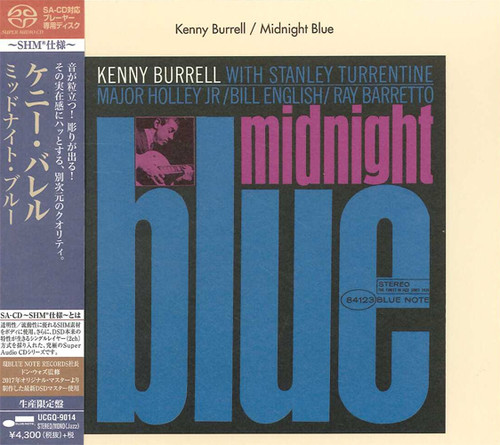 Kenny Burrell Midnight Blue Single-Layer Stereo Japanese Import