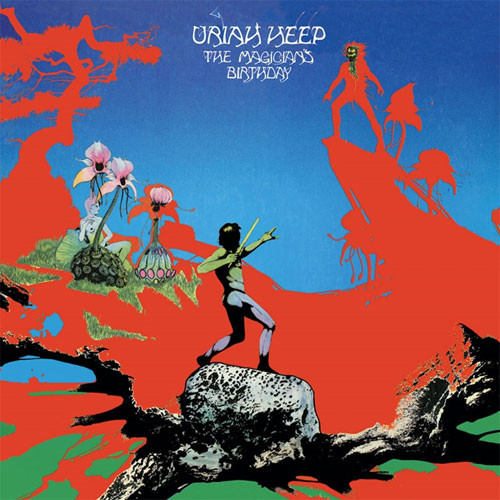 Uriah Heep The Magician's Birthday LP (Blue Vinyl) 1