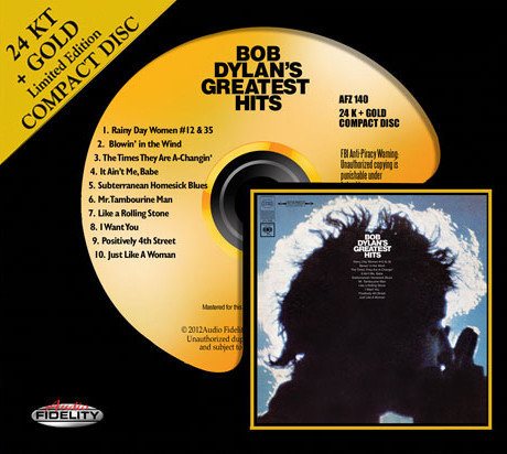 Bob Dylan Bob Dylan's Greatest Hits Gold CD