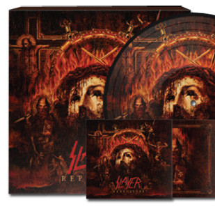 Slayer Repentless Picture Disc LP, 2CD, 1DVD, & 1 Blu-ray Disc Box Set Scratch & Dent 1