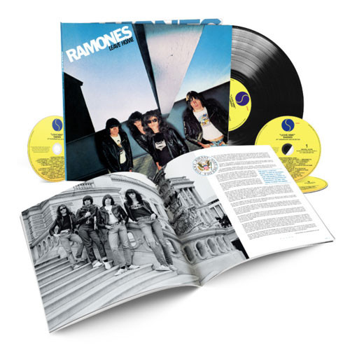 The Ramones Leave Home 40th Anniversary Deluxe Edition LP & 3CD Set