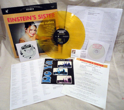 Einstein's Sister Learning Curves LP, 7" Vinyl & 2 CD (Yellow Vinyl/Clear Vinyl)