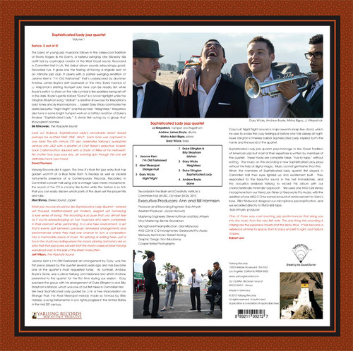 The Sophisticated Lady Jazz Quartet Volume 1 180g LP 2