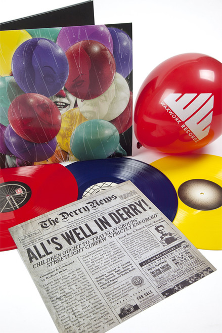 Richard Bellis Stephen King's IT Soundtrack 180g 3LP ("Balloon" Red, Blue & Yellow Vinyl)