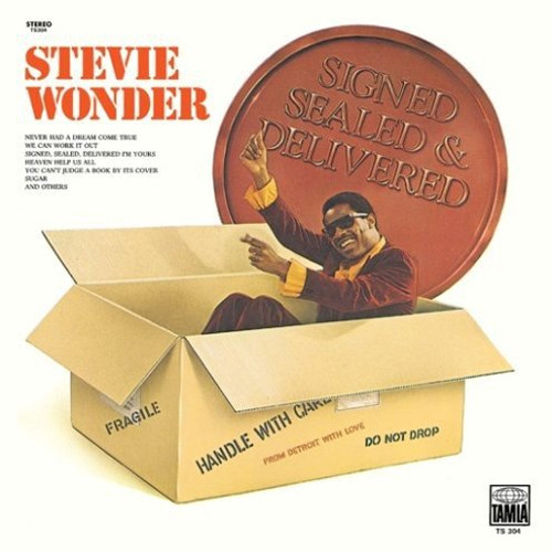 Stevie Wonder Signed, Sealed & Delivered LP 1