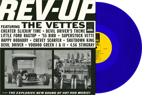 The Vettes Rev-Up LP (Mono) (Blue Vinyl) 2