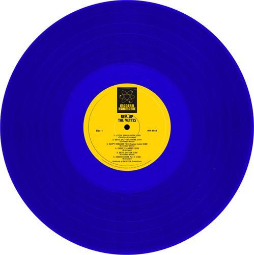 The Vettes Rev-Up LP (Mono) (Blue Vinyl) 3