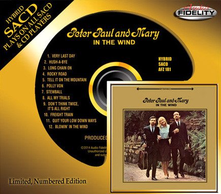 Peter, Paul And Mary In the Wind Numbered Limited Edition Hybrid Stereo SACD 1