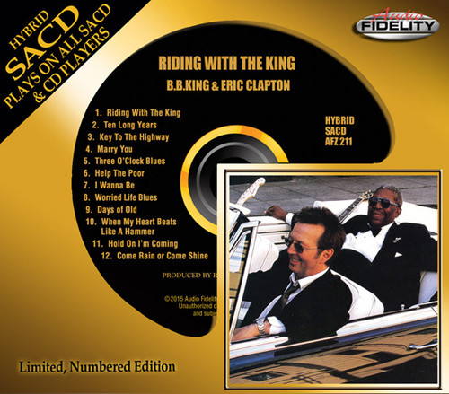 B.B. King & Eric Clapton Riding with the King Numbered Limited Edition Hybrid Stereo SACD 1