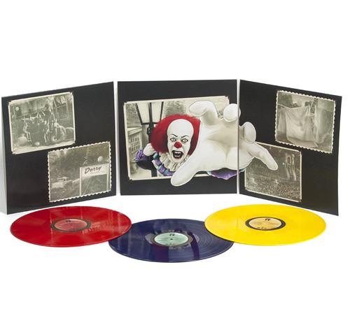 Richard Bellis Stephen King's IT Soundtrack 180g 3LP ("Balloon" Red, Blue & Yellow Vinyl) Scratch & Dent 2