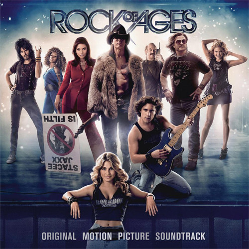 Rock Of Ages Soundtrack Numbered Limited Edition 180g 2LP (Crystal Clear, Solid Red & Solid Blue Mixed Vinyl) 1