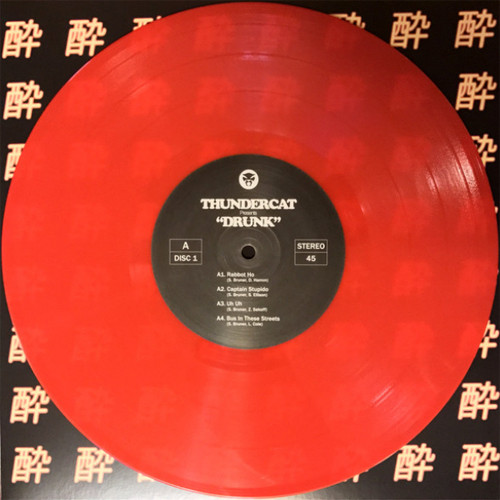 Thundercat Drunk 45rpm 10" Viny 4LP Box Set (Red Vinyl) 2
