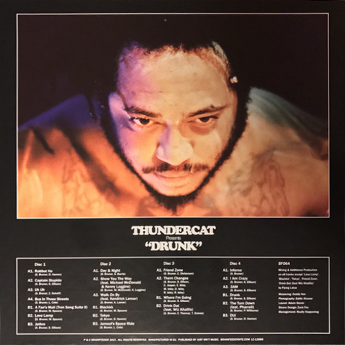 Thundercat Drunk 45rpm 10" Viny 4LP Box Set (Red Vinyl) 3
