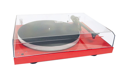 Certified Pre-Owned Pro-Ject Debut Carbon DC Turntable with Ortofon 2M Red Cartridge (Gloss Red) 2