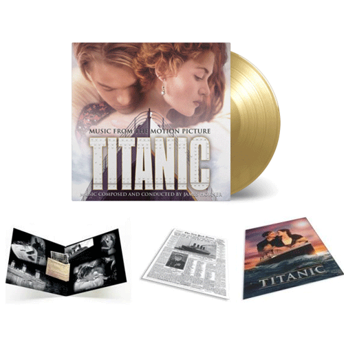 James Horner Titanic Soundtrack 180g 2LP (Gold Vinyl) 2