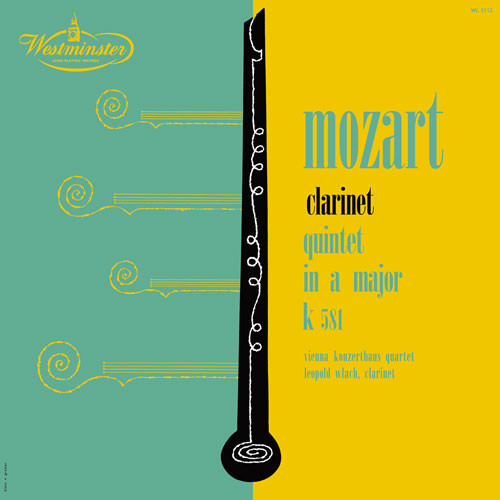 Leopold Wlach Mozart Clarinet Quintet in A Major 180g Import LP 1