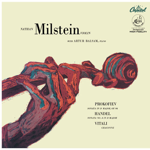 Nathan Milstein Prokofiev, Handel & Vitali Violin Sonatas & Chaconne 180g Import LP 1