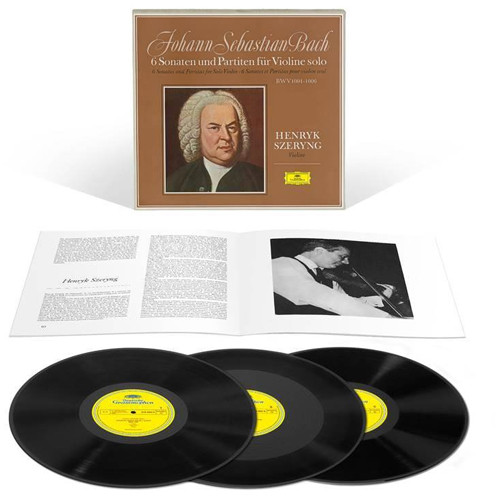 Henryk Szeryng Bach 6 Sonatas & Partitas for Violin Solo Numbered Limited Edition 180g 3LP Box Set 1