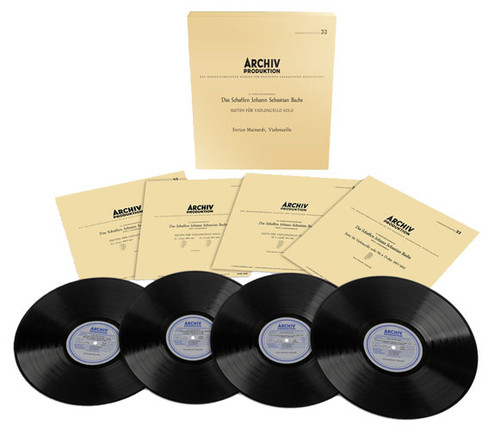 Enrico Mainardi Bach Suites For Cello Solo 180g Import 4LP Box Set 1