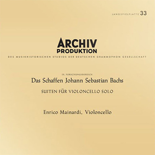 Enrico Mainardi Bach Suites For Cello Solo 180g Import 4LP Box Set 2