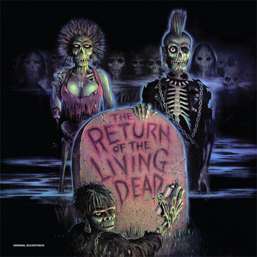 The Return Of The Living Dead Soundtrack LP (Bone White & Green Zombie Blood Vinyl) 1