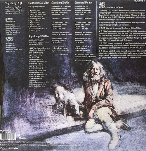 Jethro Tull Aqualung 40th Anniversary 180g LP, 2CD, DVD & Blu-Ray Box Set 2