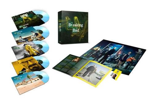 Breaking Bad Soundtrack Numbered Limited Edition 10" Vinyl 5 Disc Box Set (Albuquerque Crystal Vinyl)