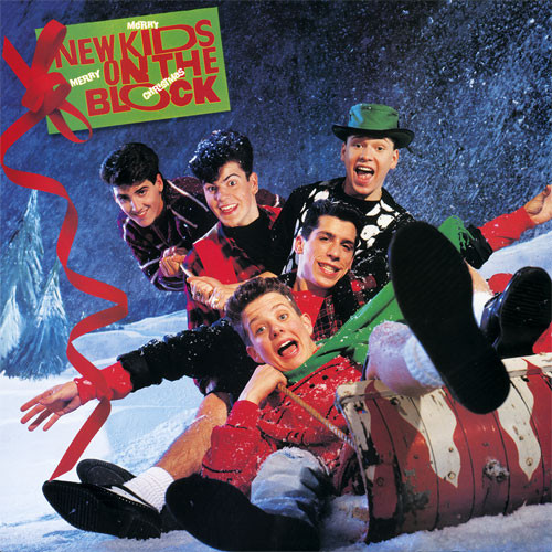 New Kids On the Block Merry Merry Christmas LP (Green Vinyl)