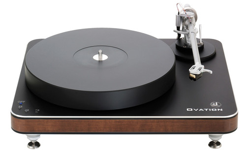 Clearaudio Ovation Turntable With Tracer Tonearm (Black/Wood Finish) 1