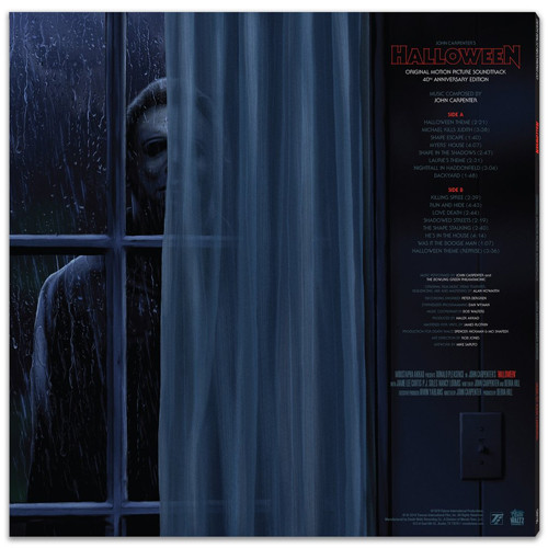 John Carpenter Halloween 40th Anniversary Soundtrack 180g LP (Translucent Orange Vinyl) 3
