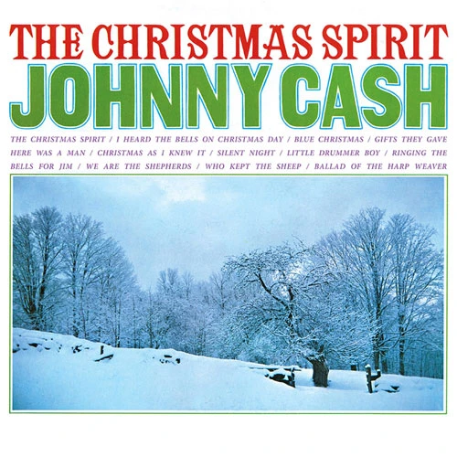 Johnny Cash The Christmas Spirit 180g LP (Translucent Gold & Red Swirl  Vinyl) 1