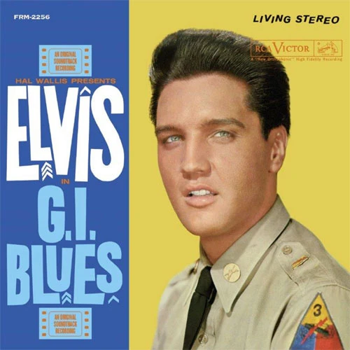 Elvis Presley G.I. Blues Soundtrack 180g LP (Clear, Blue & Gold Swirl Vinyl) 1