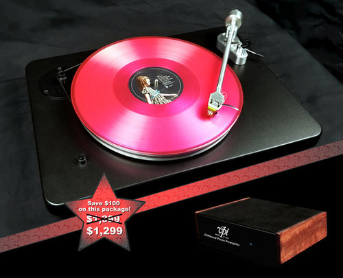 VPI Cliffwood Turntable, Grado Green Cartridge & Cliffwood MM Phono Preamp (Black Friday Black) 1