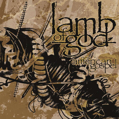 Lamb of God New American Gospel LP (Clear with Orange & Black Splatter Vinyl)