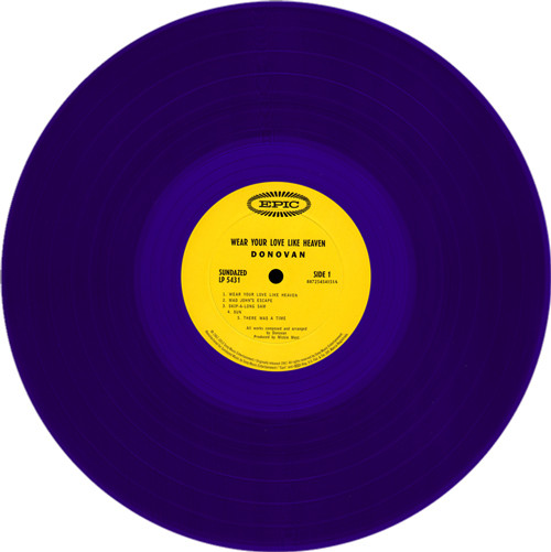 Donovan Wear Your Love Like Heaven LP (Mono) (Purple Vinyl)
