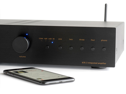 Music Hall A30.3 Integrated Amp With MM Phono Stage & DAC (Black)