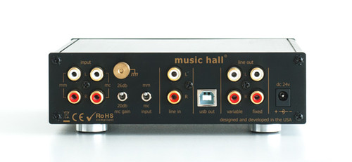 Music Hall PA2.2 MM/MC Phono Stage, Headphone Amp & Analog to Digital Converter 2