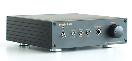 Music Hall PA2.2 MM/MC Phono Stage, Headphone Amp & Analog to Digital Converter 3