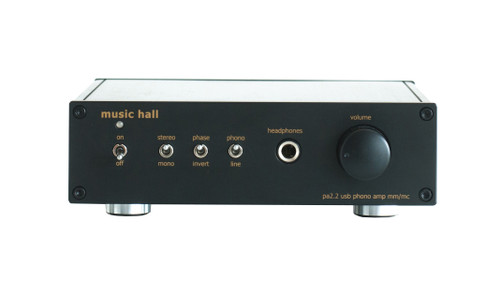Music Hall PA2.2 MM/MC Phono Stage, Headphone Amp & Analog to Digital Converter 1