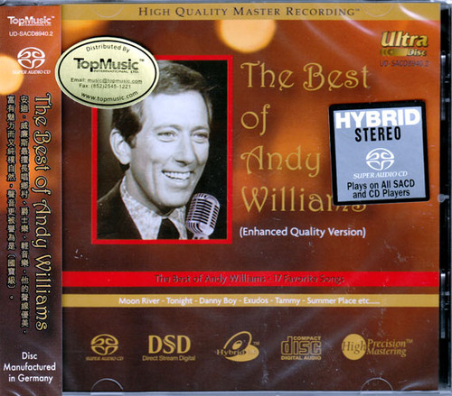 Andy Williams The Best Of Andy Williams Hybrid Stereo SACD 2