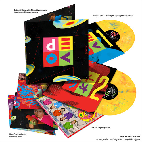 Devo Smooth Noodle Maps 180g 2LP (Yellow Marbled Vinyl) 2