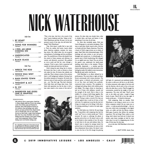 Nick Waterhouse Nick Waterhouse LP 2