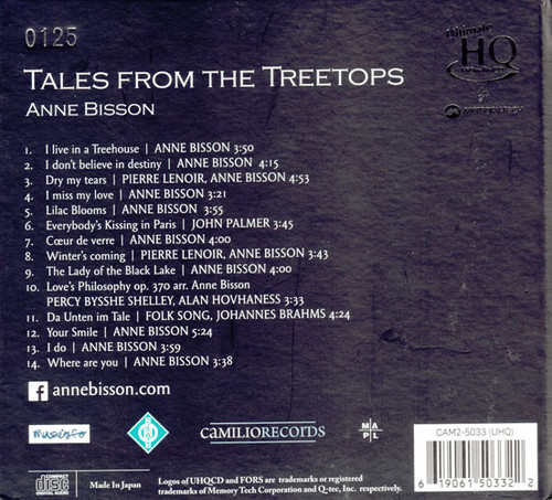 Anne Bisson Tales From the Treetops Numbered Limited Edition Japanese Import UHQCD 2