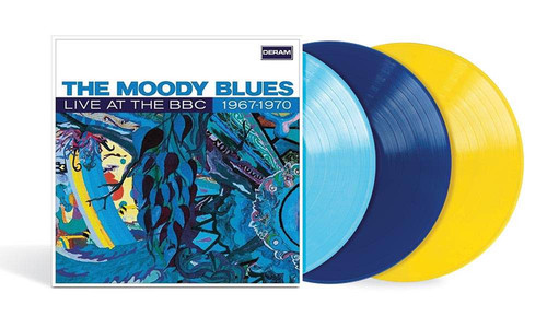 The Moody Blues Live At The BBC: 1967-1970 Numbered Limited Edition 180g 3LP (Light Blue, Dark Blue & Yellow Vinyl) 2