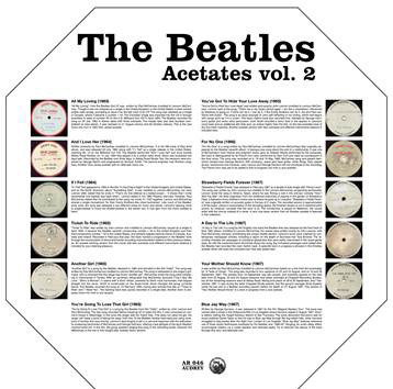 The Beatles Acetates Vol. 2 Import LP (Colored Vinyl) 2