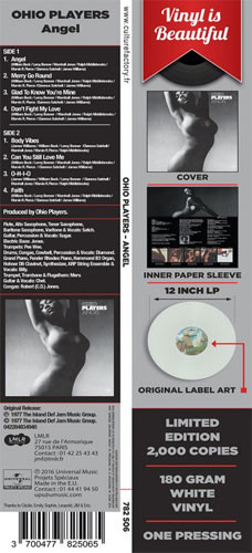 The Ohio Players Angel 180g LP (White Vinyl) 2